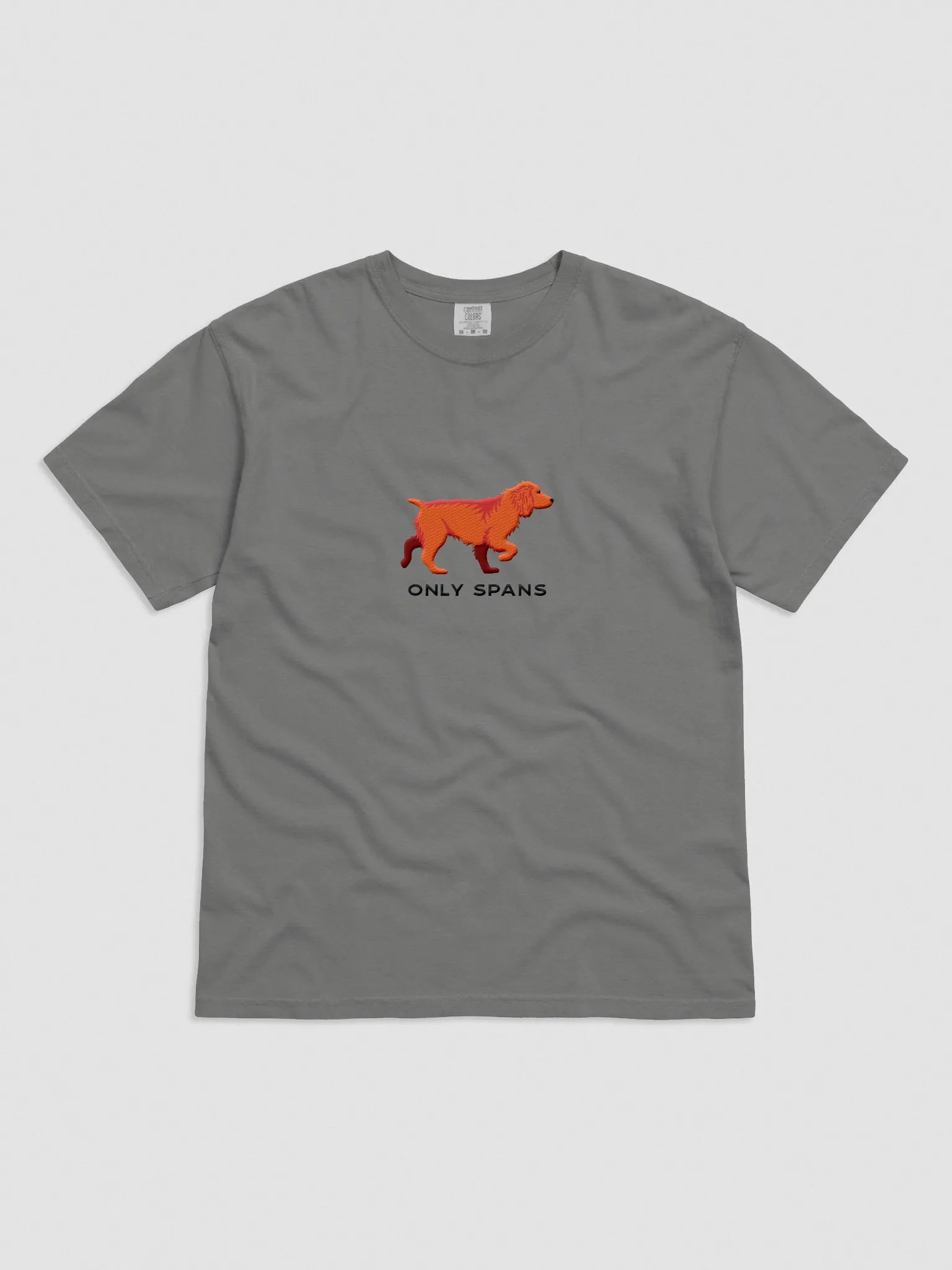 Only Spans T-Shirt(Embroidered) of a Working Cocker Spaniel(Red) product image (15)