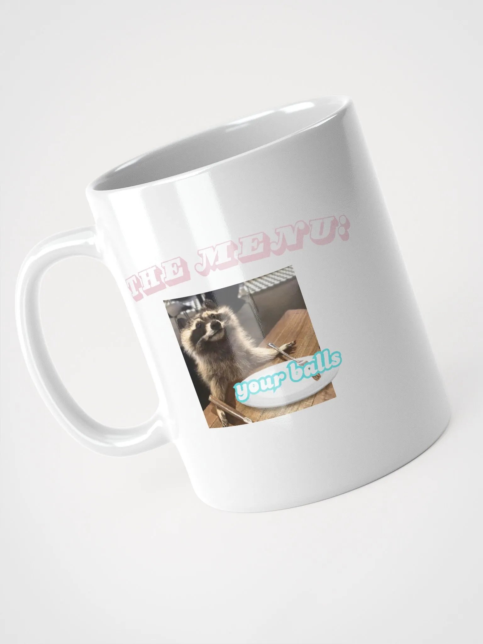 The Menu: Your Balls, Raccoon Mug, Small product image (4)