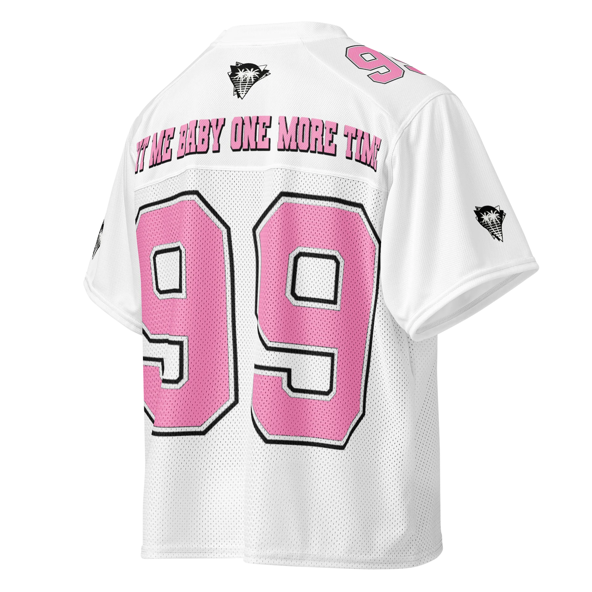 ITS BRITNEY BITCH FOOTBALL JERSEY WHITE product image (4)
