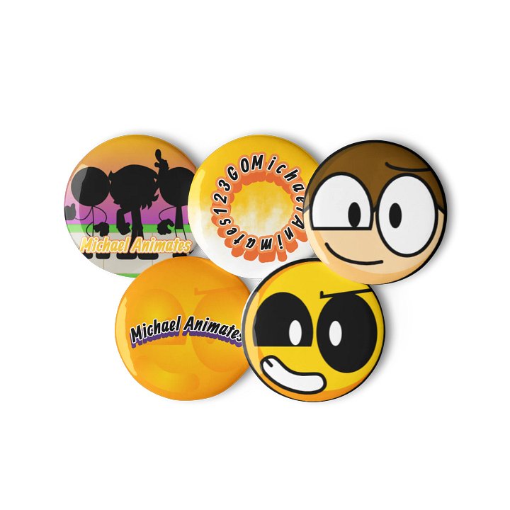 Michael Animates Pin Buttons product image (2)