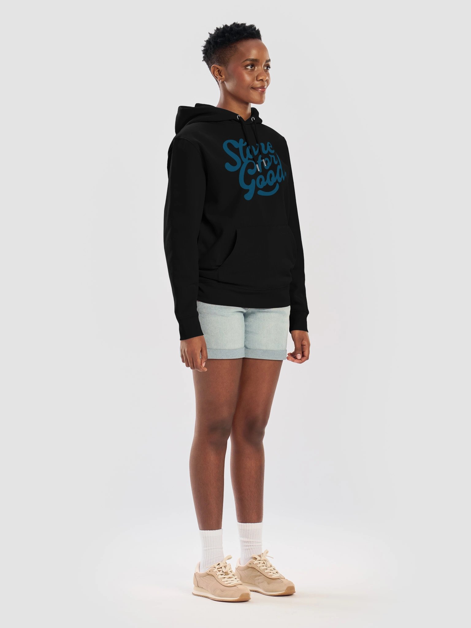Hoodie Blue Logo product image (15)