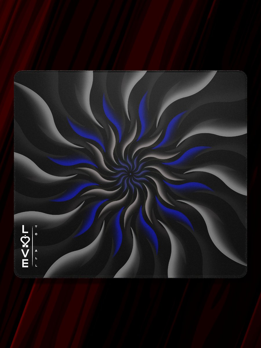 Blue Mandala Large Mousepad product image (1)