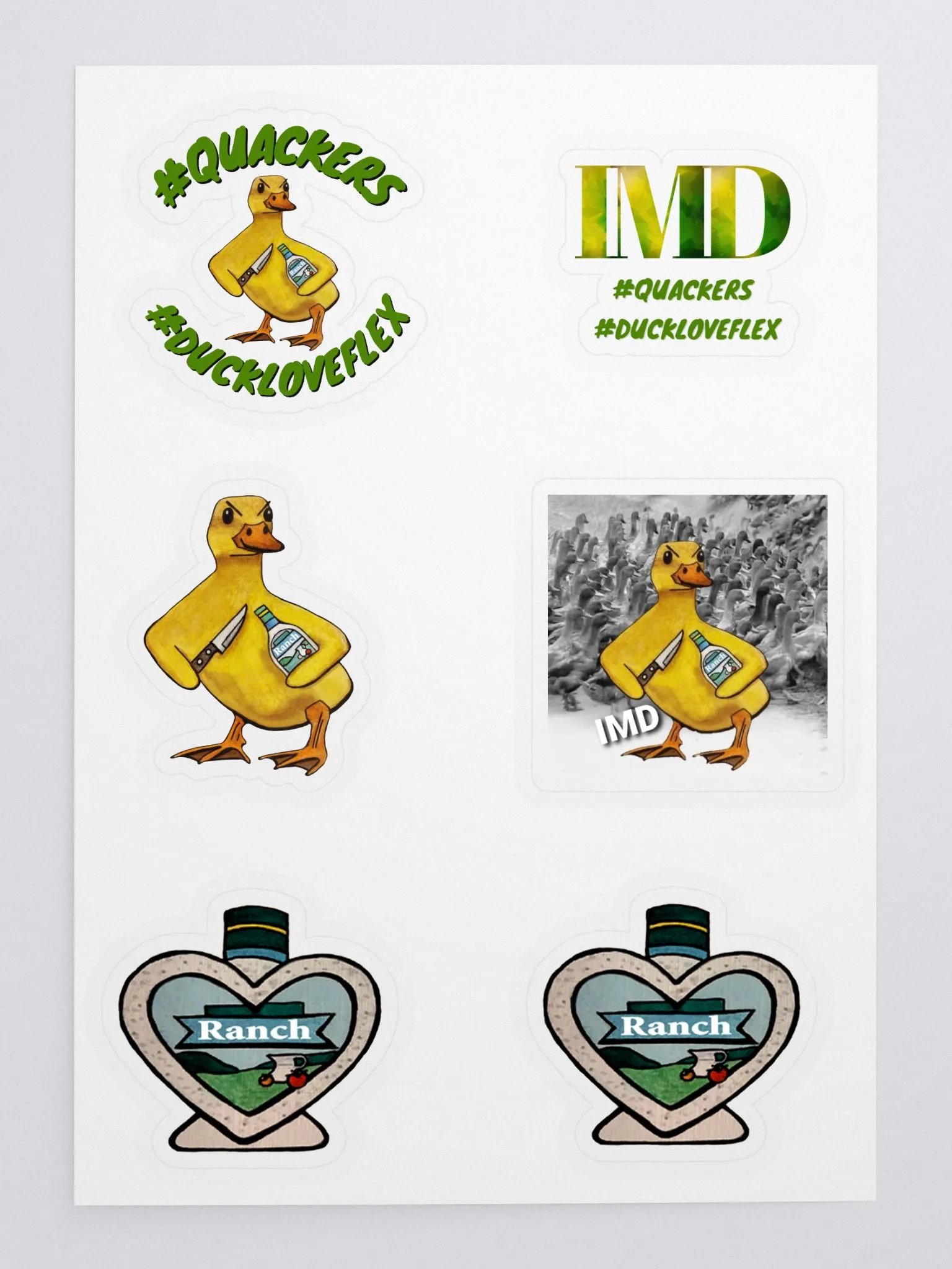 Quackers multiple sticker pack product image (1)