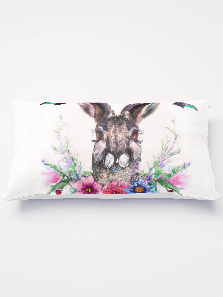 Jackalope Watercolor Pillow product image (3)