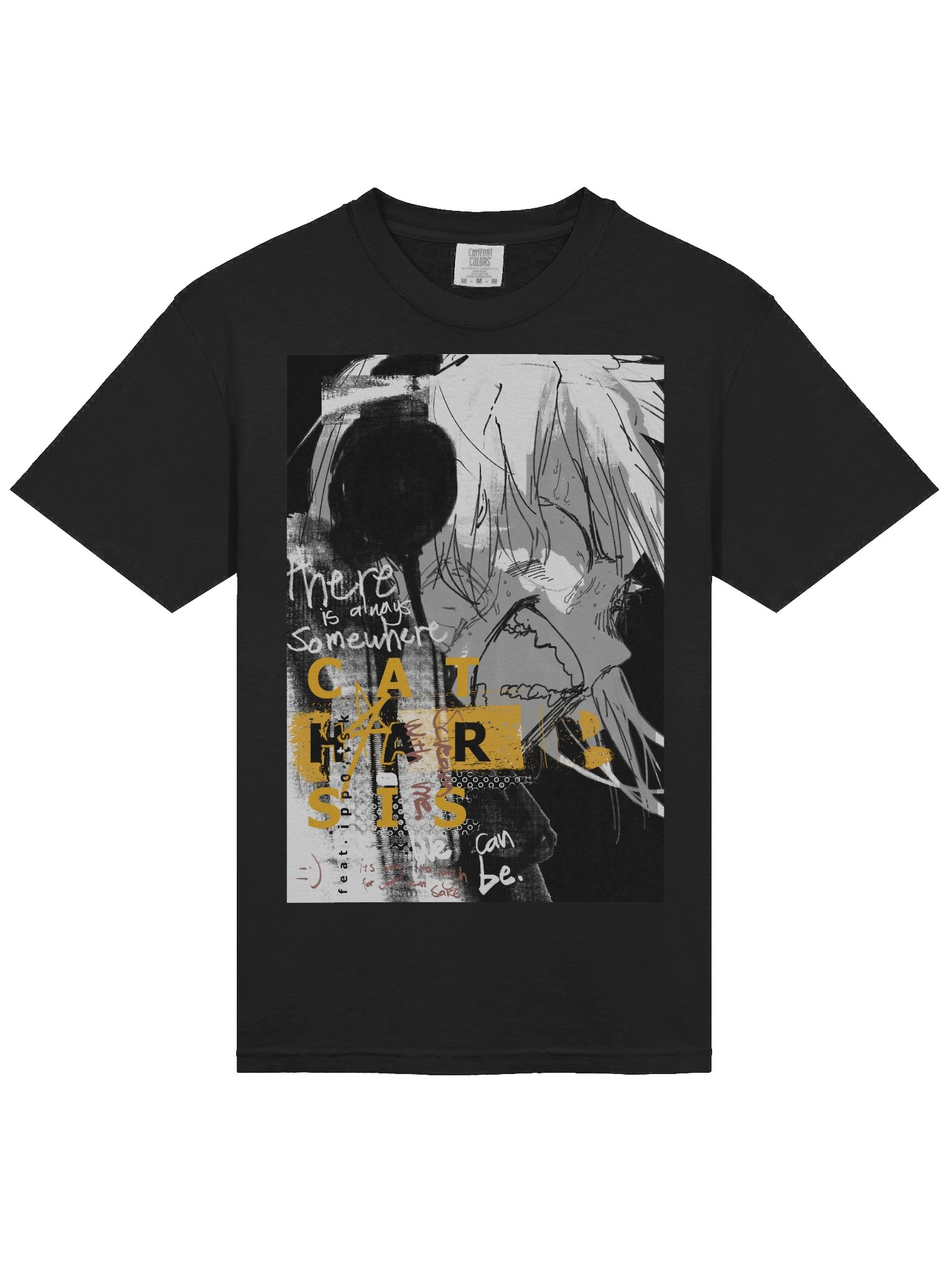 "Scream with me." Comfort Colors T-shirt product image (3)
