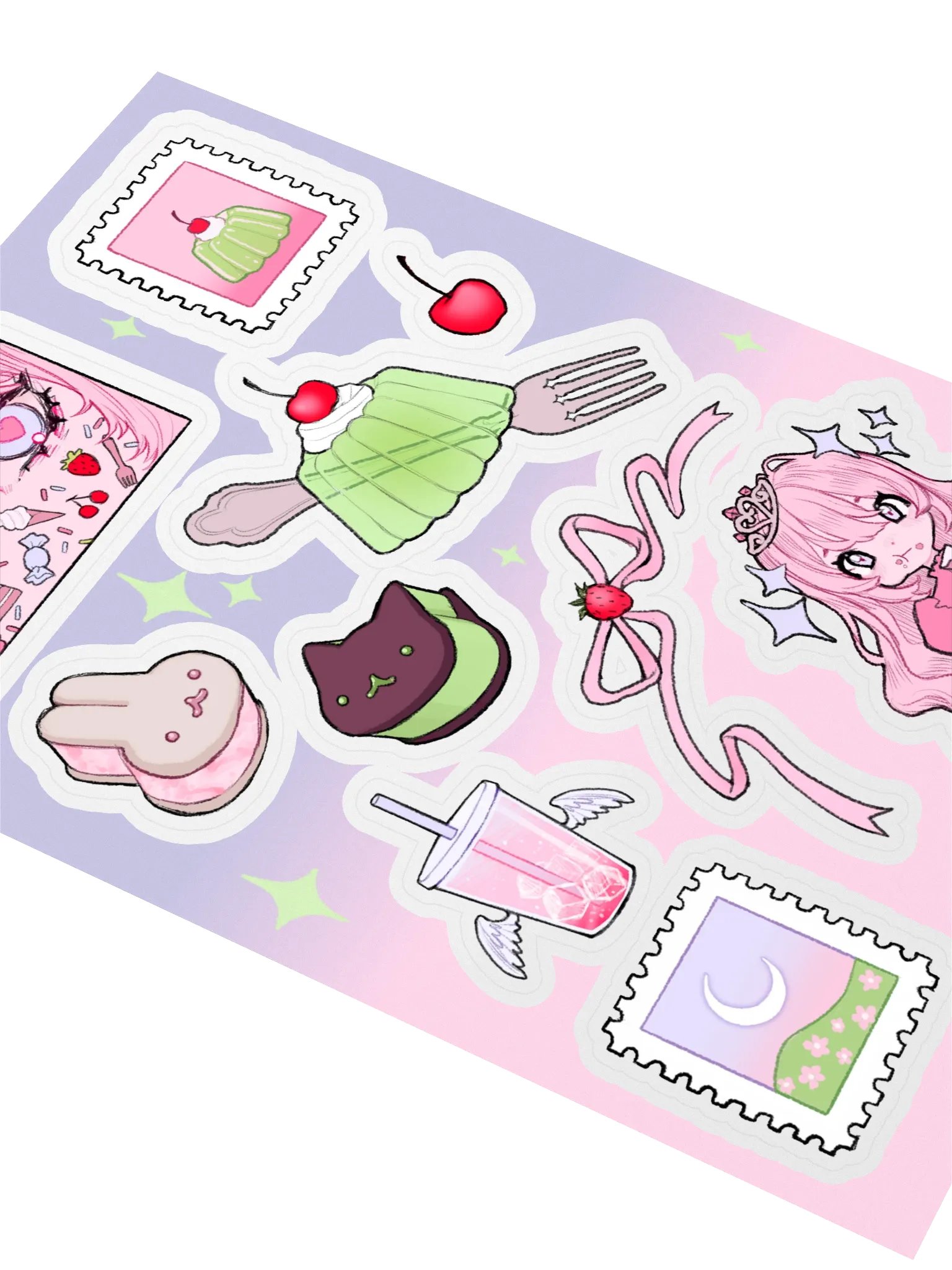 princess of sugar // sticker sheet product image (3)