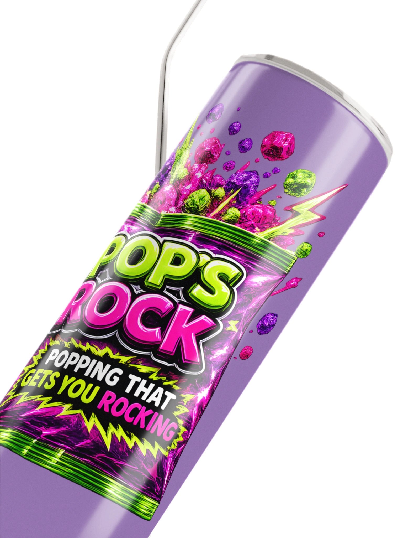 ''Pops Rock'' Stainless Steel Tumbler product image (2)