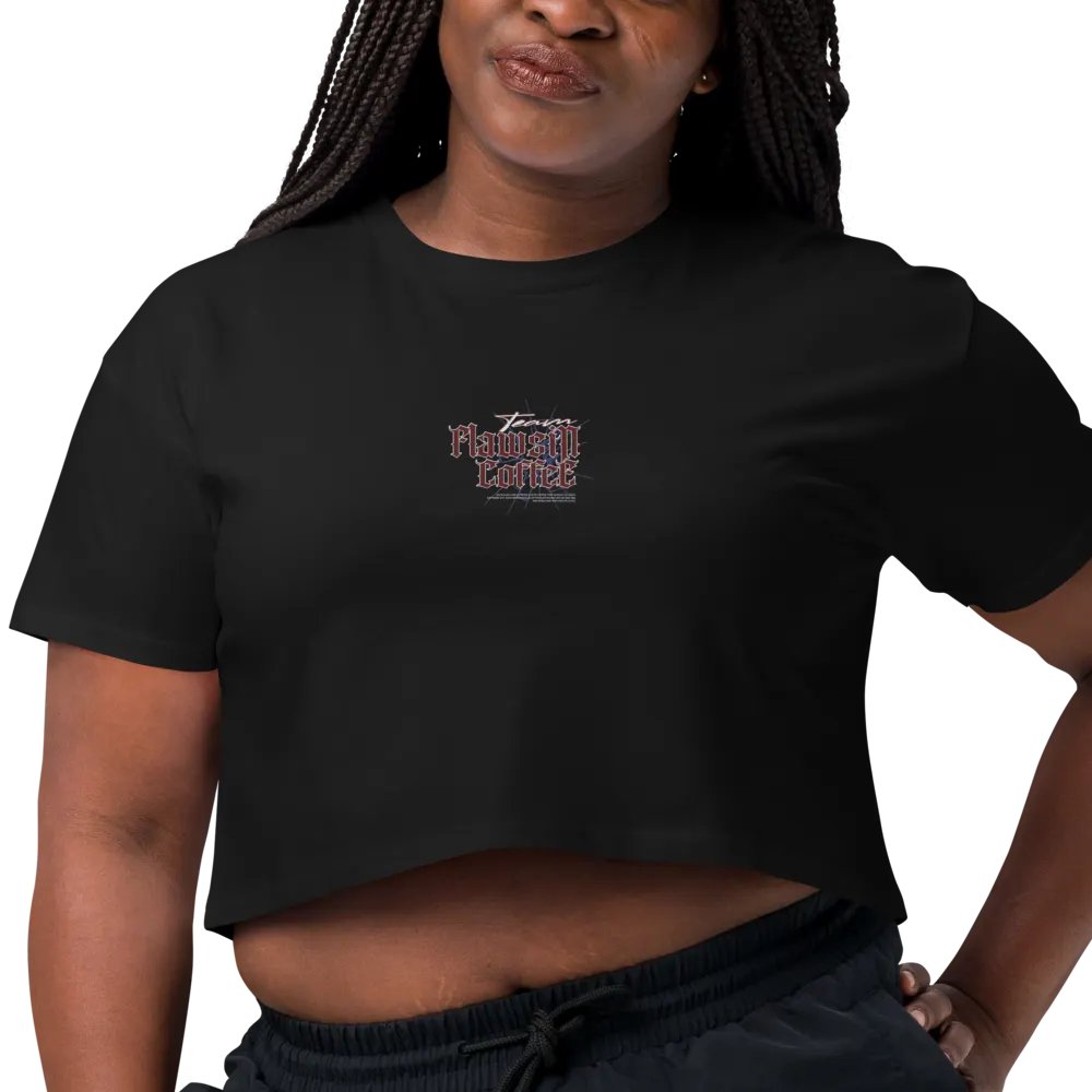 Death Before Decaf Cropped Tee product image (12)