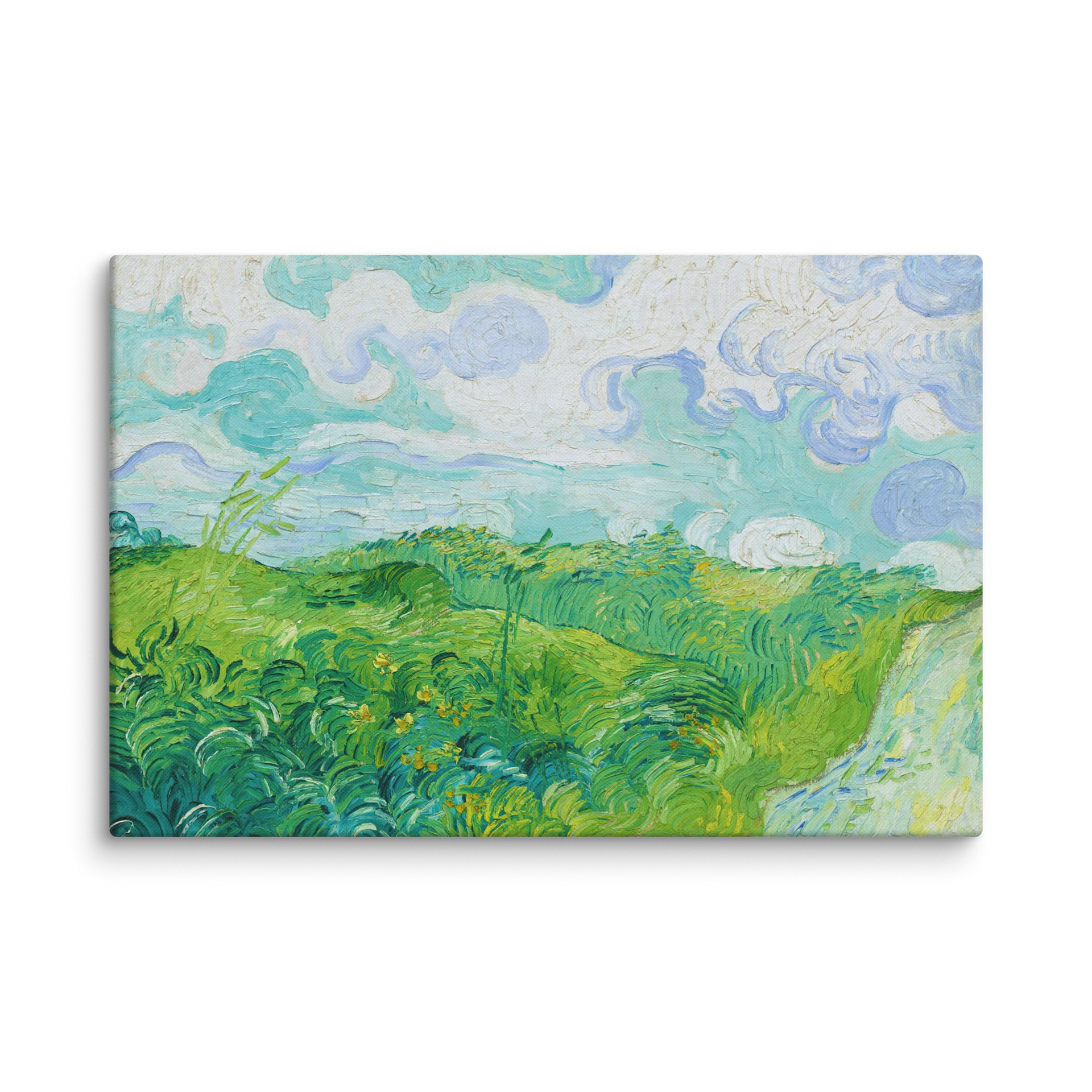 Green Wheat Fields, Auvers (Vincent van Gogh) Canvas product image (2)
