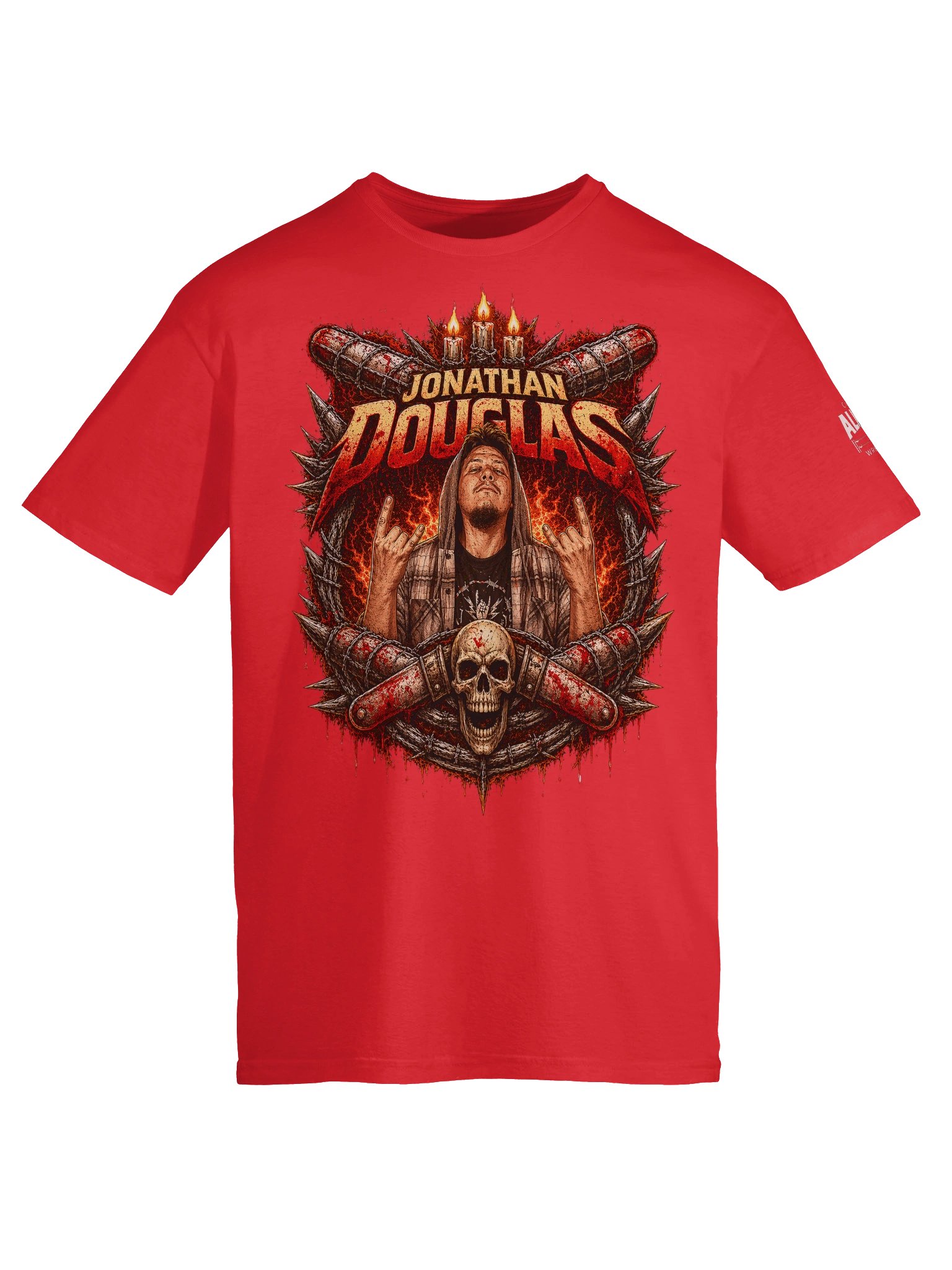Jonathan Douglas "Skull and Bats" Tee product image (9)