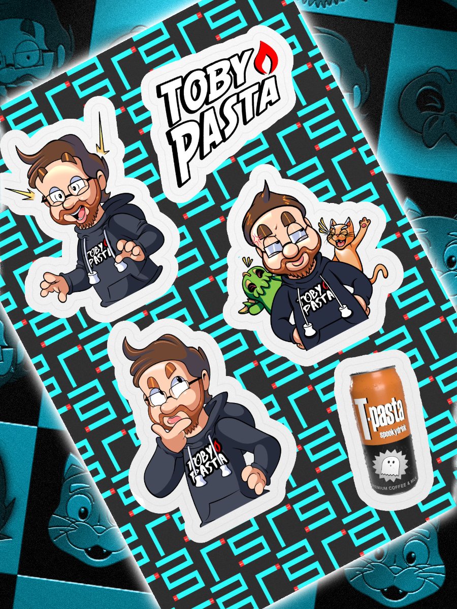 TobyPasta Sticker Set #1 product image (3)