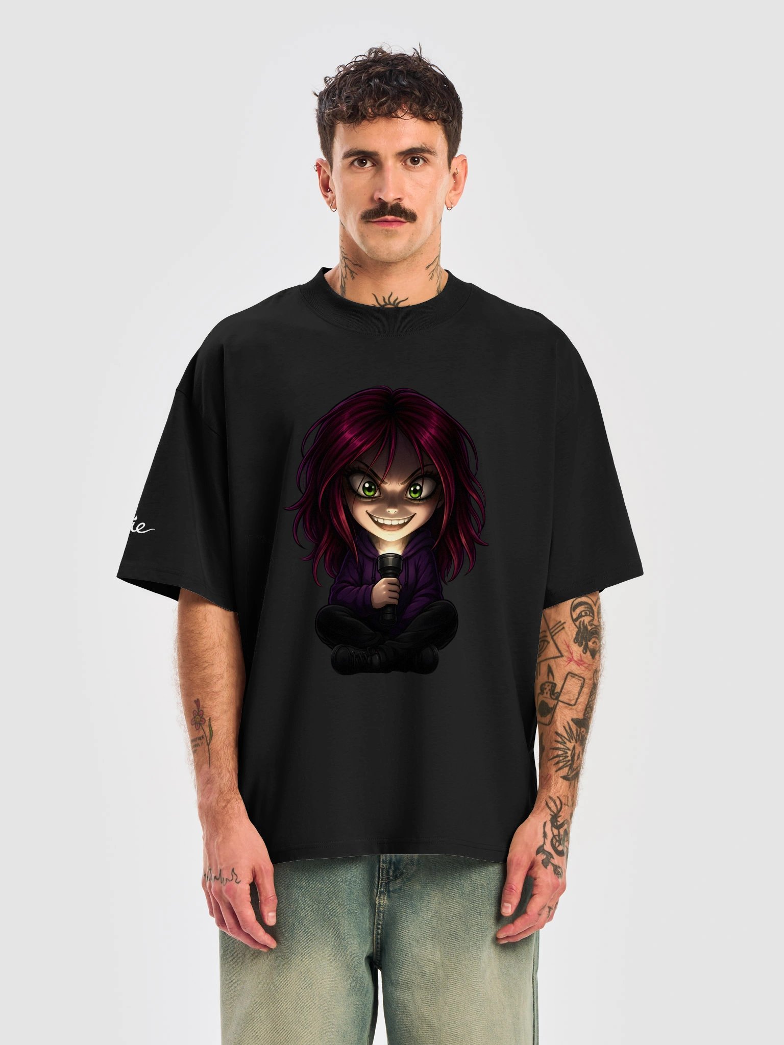 Abonie Flashlight – Unisex Oversized T-Shirt product image (22)