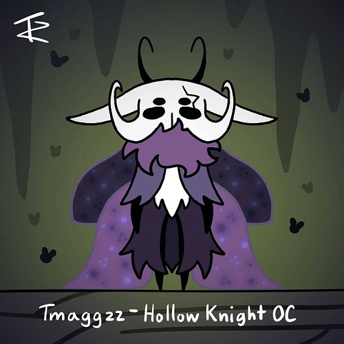 I made a Hollow Knight OC! They're a moth and their weapon is an x-acto knife (someone remind me to draw them with it later) ...
