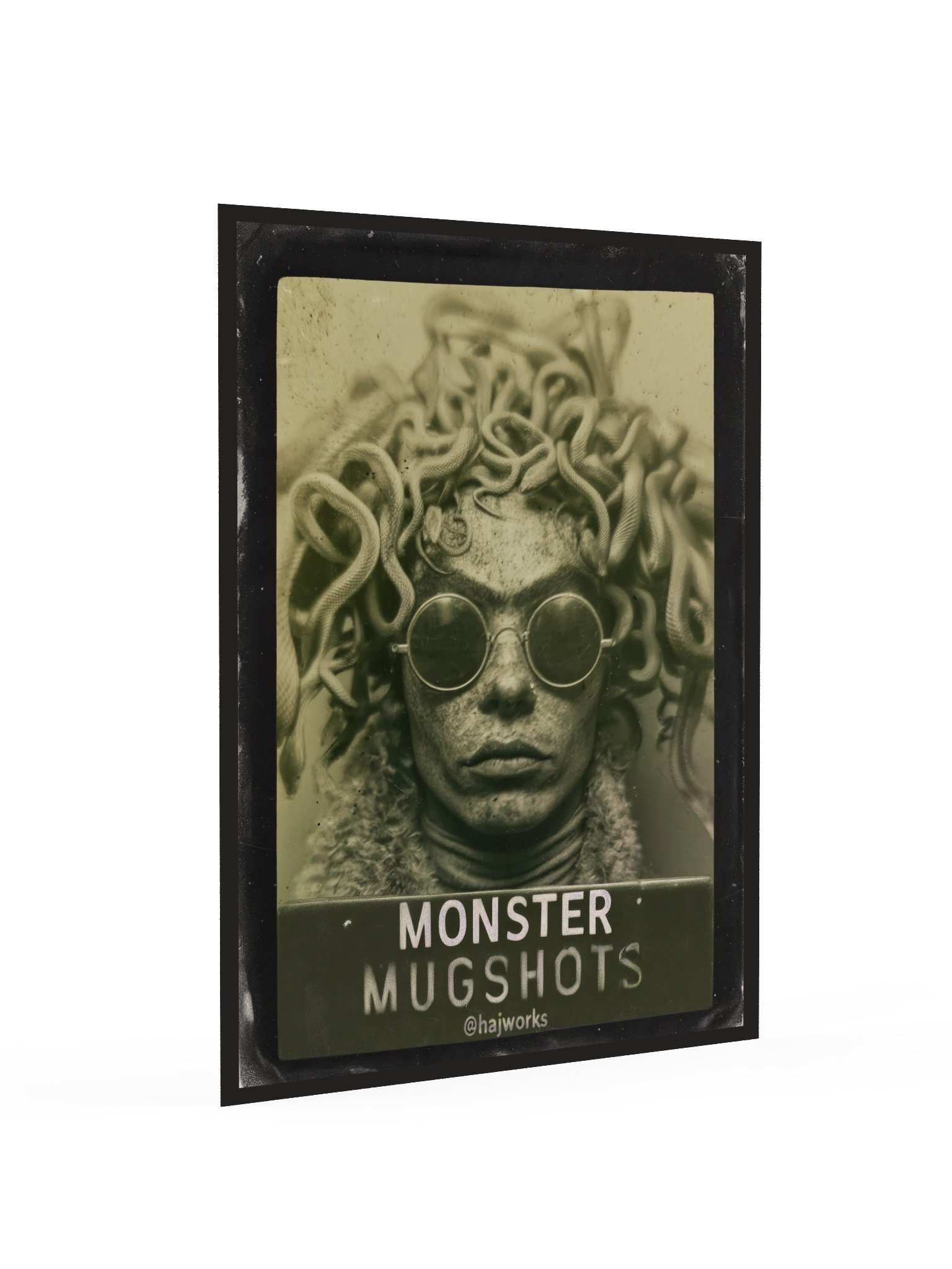 Monster Mugshots No. 009 — Matte Art Print product image (2)