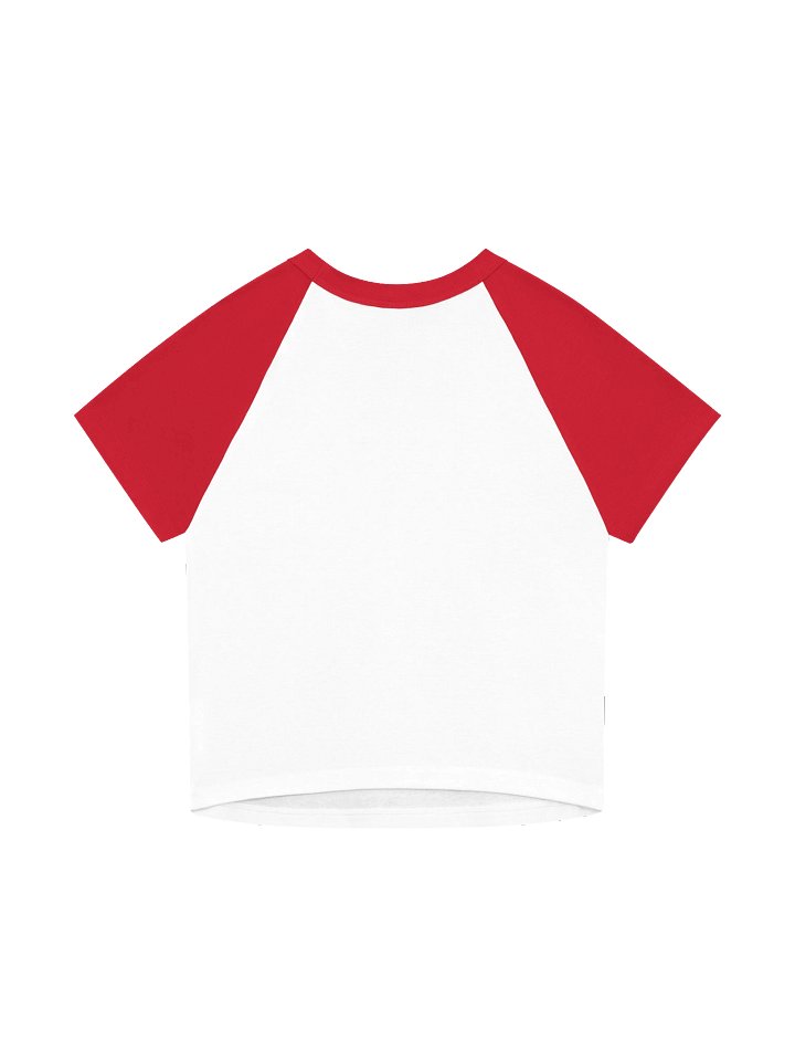 All Red's Micro Rib Raglan Baby Tee product image (2)
