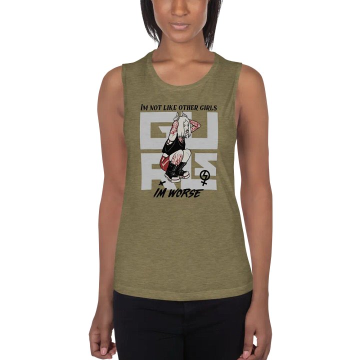 Im Not Like Other Girls Womens Tank-Punk Paula product image (9)