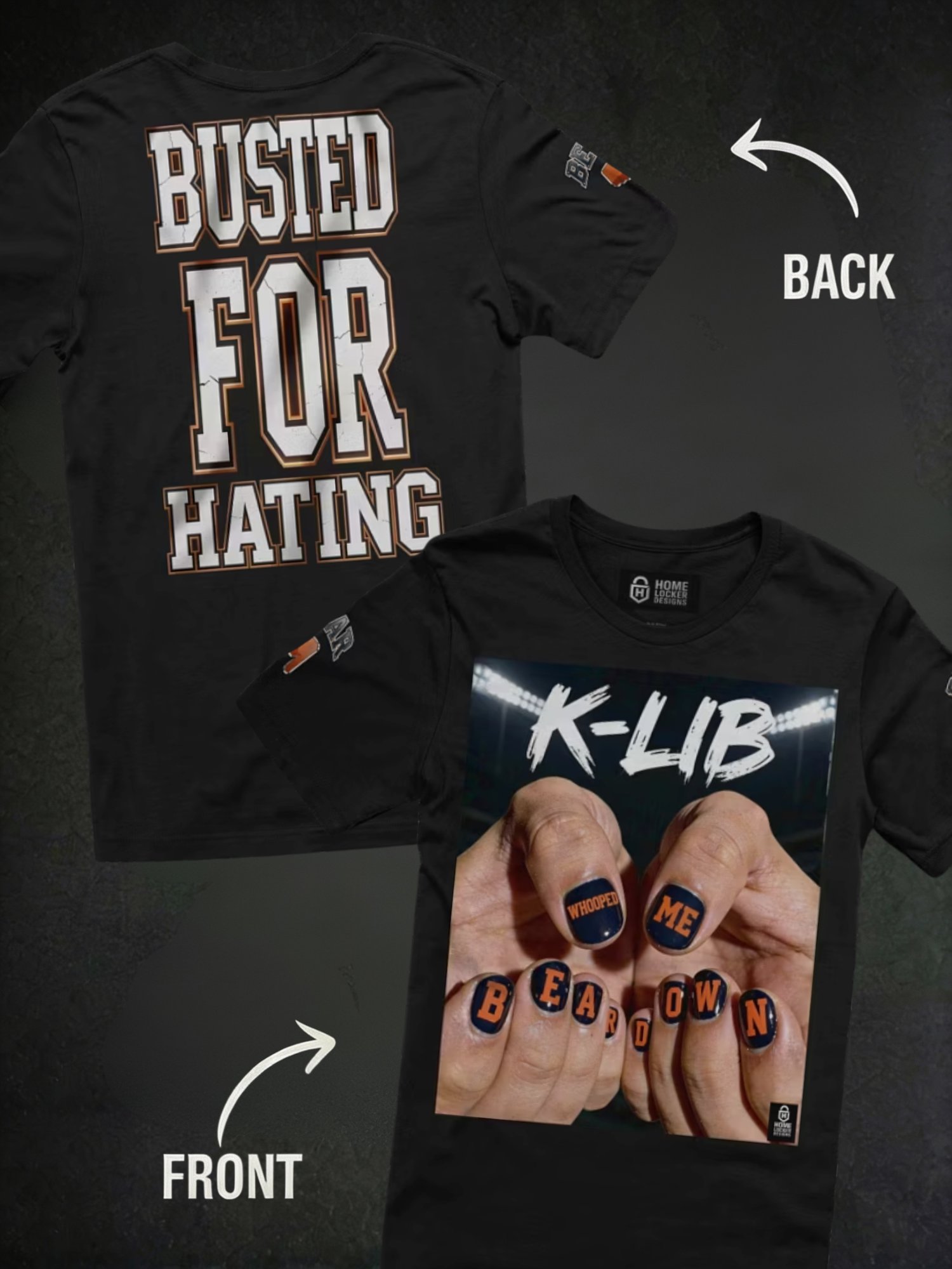 K-LIB Busted for Hating Tee | Chicago | Football | Rival Locker product image (3)