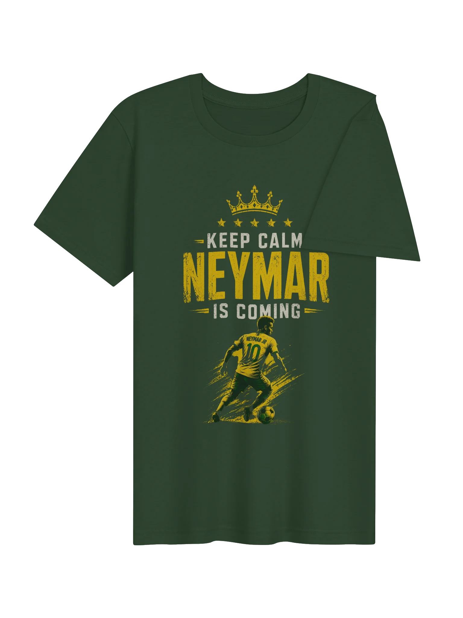 Keep Calm Neymar Is Coming | Brazil Soccer Fan T-Shirt product image (4)