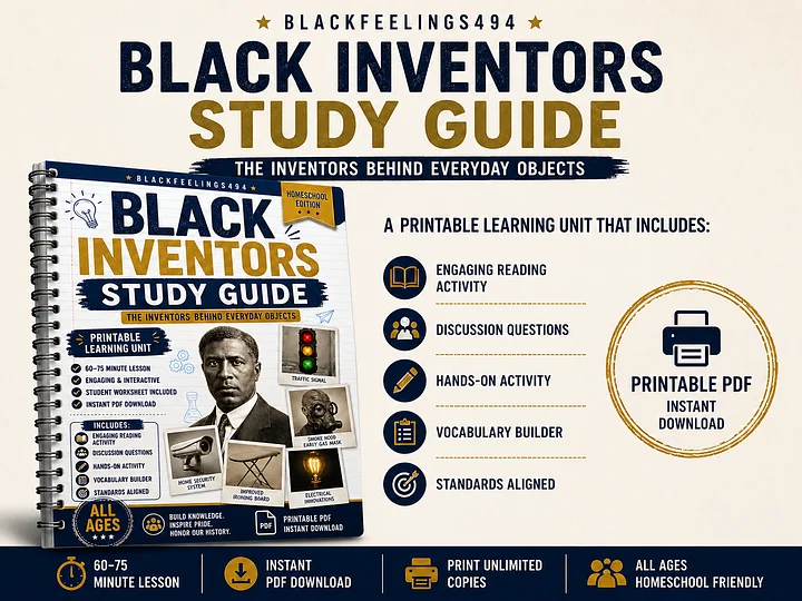 Black Inventors Study Guide – Volume 1: The Inventors Behind Everyday Objects product image (2)