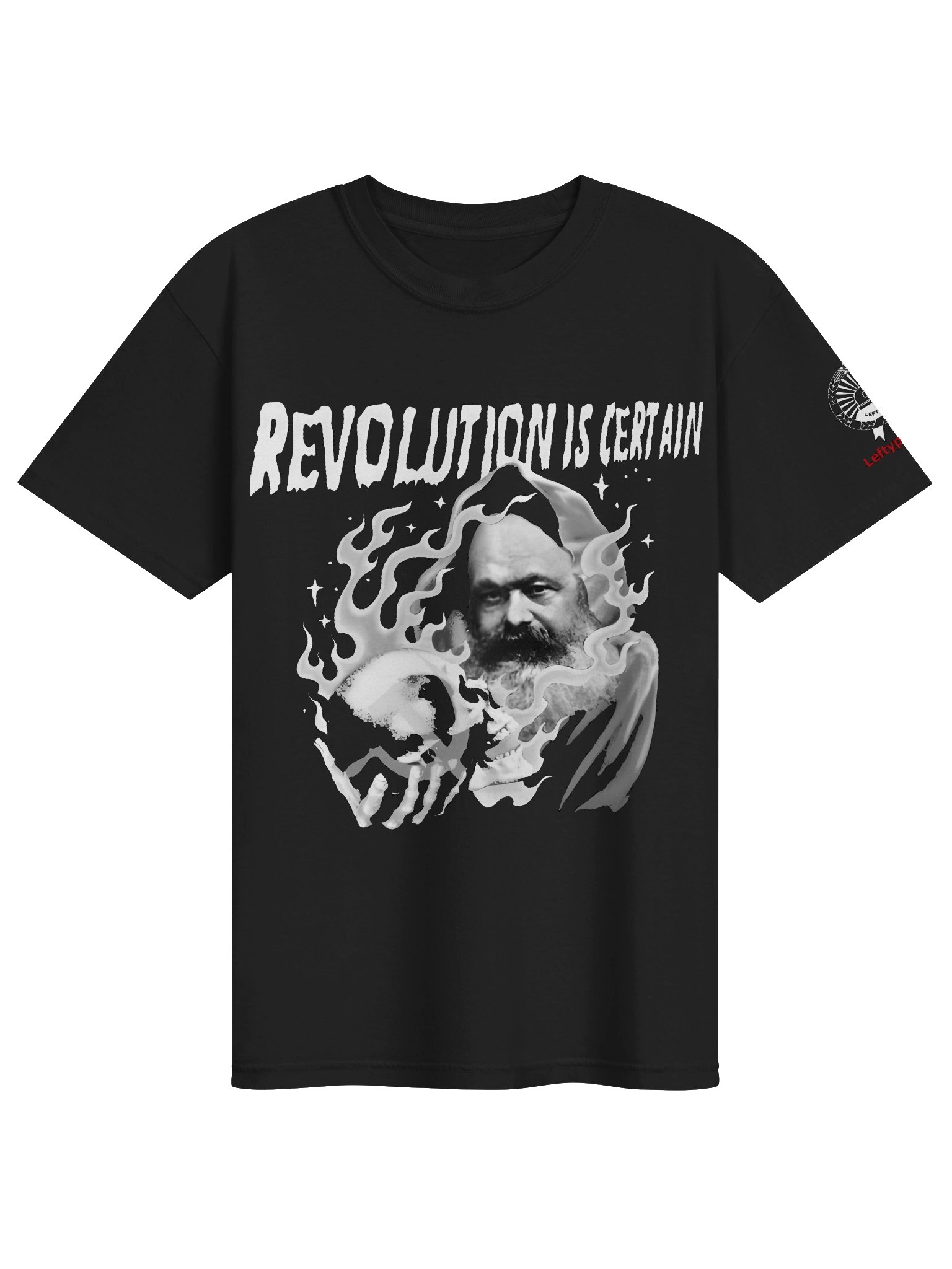 Marx — “Revolution Is Certain” T-Shirt product image (1)