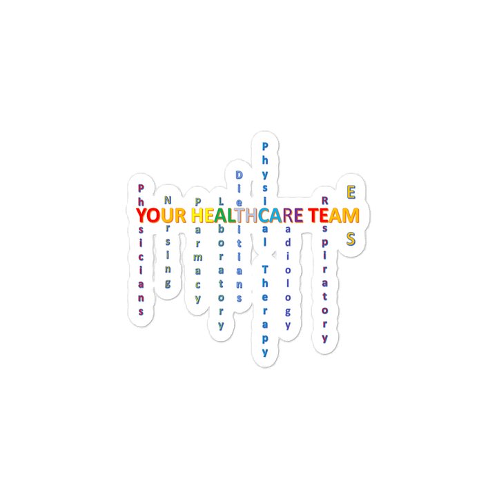 Healthcare Team Rainbow Sticker product image (2)