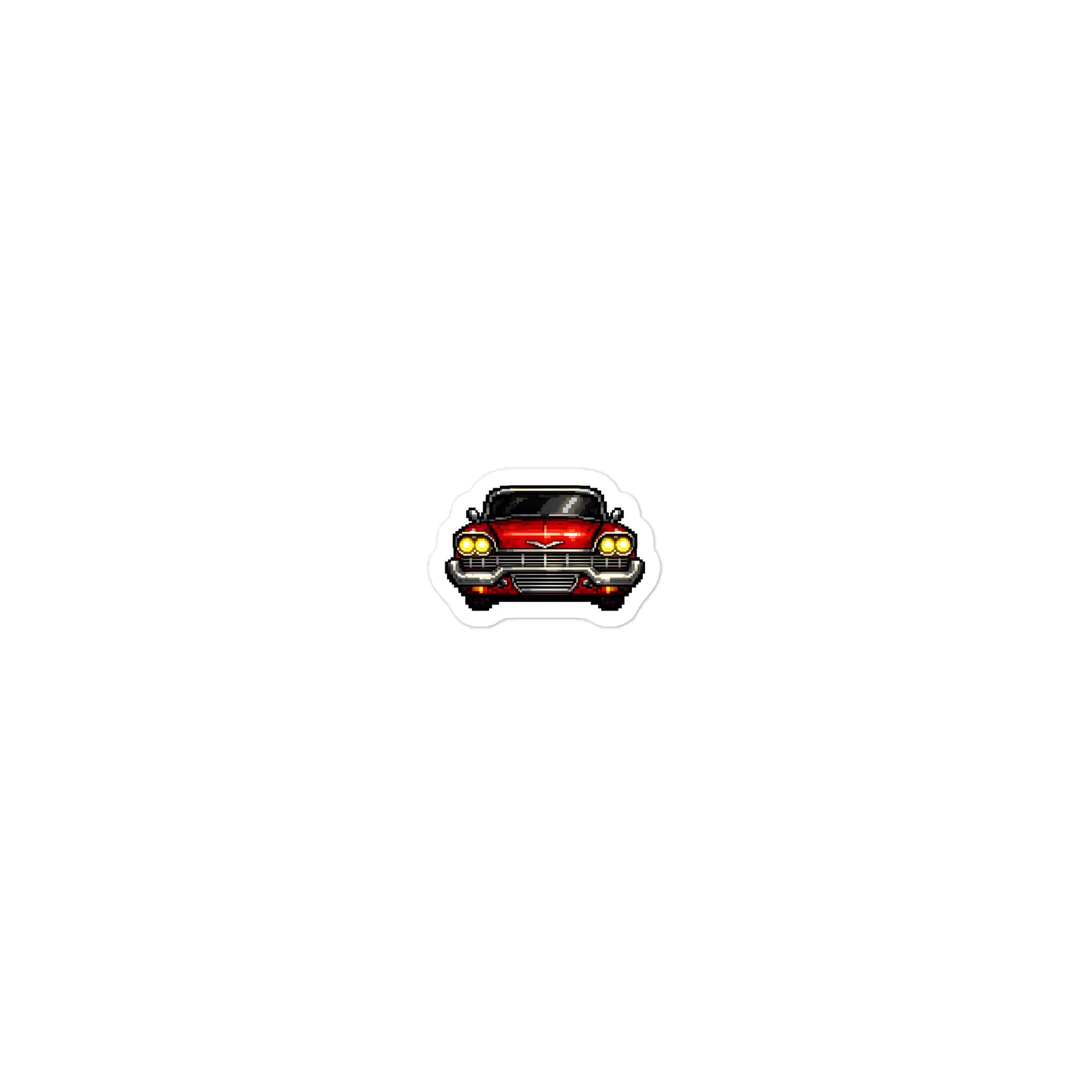 Christine Retro Pixel Art Laptop Sticker product image (1)