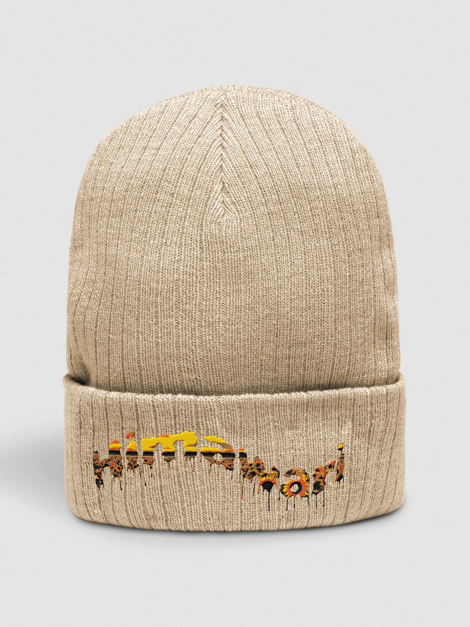 Sunflower Sunset Ribbed Beanie product image (1)