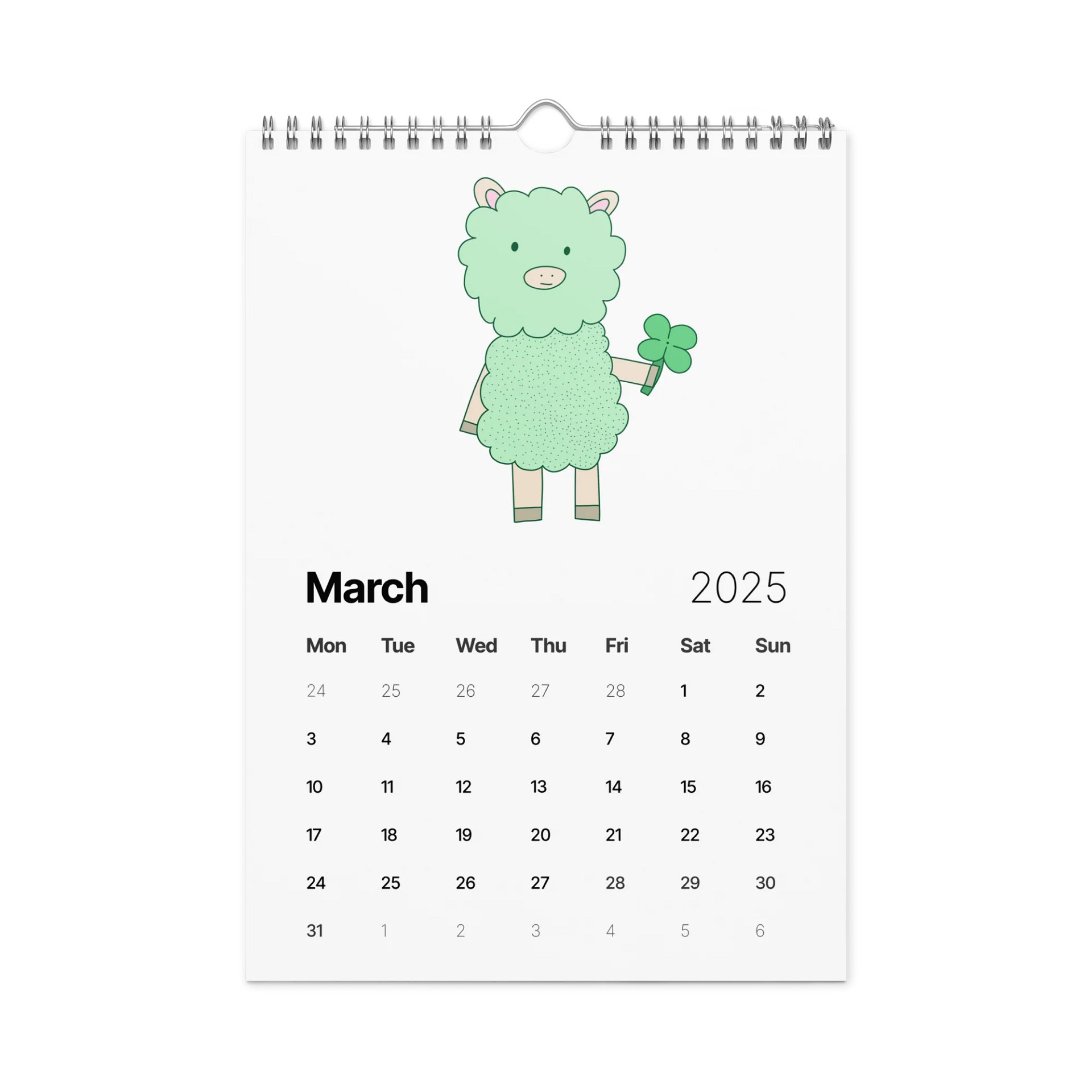 Character Wall Calendar product image (9)