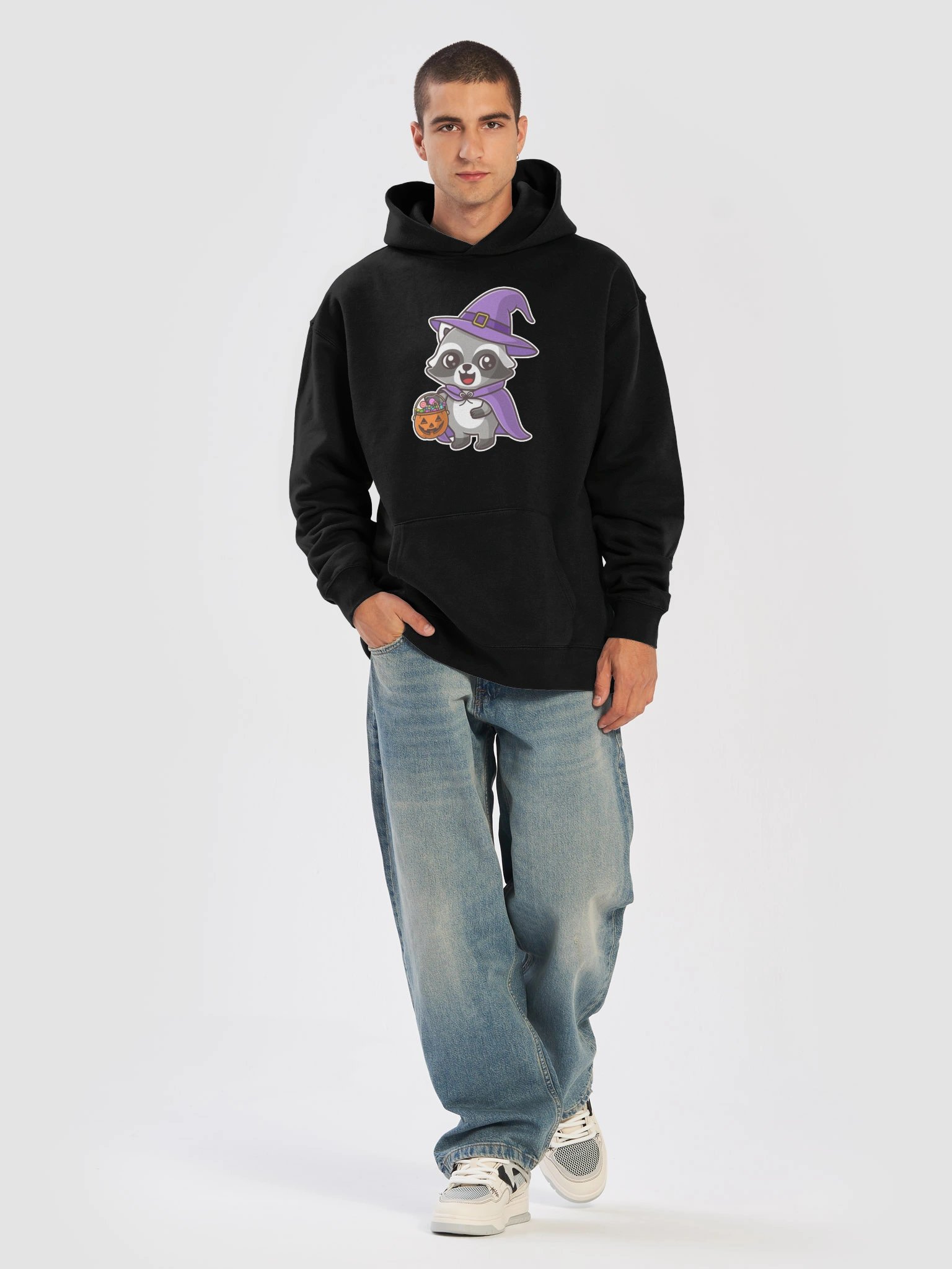 Seattle's Spookiest Raccoon Adult Unisex Hoodie product image (5)