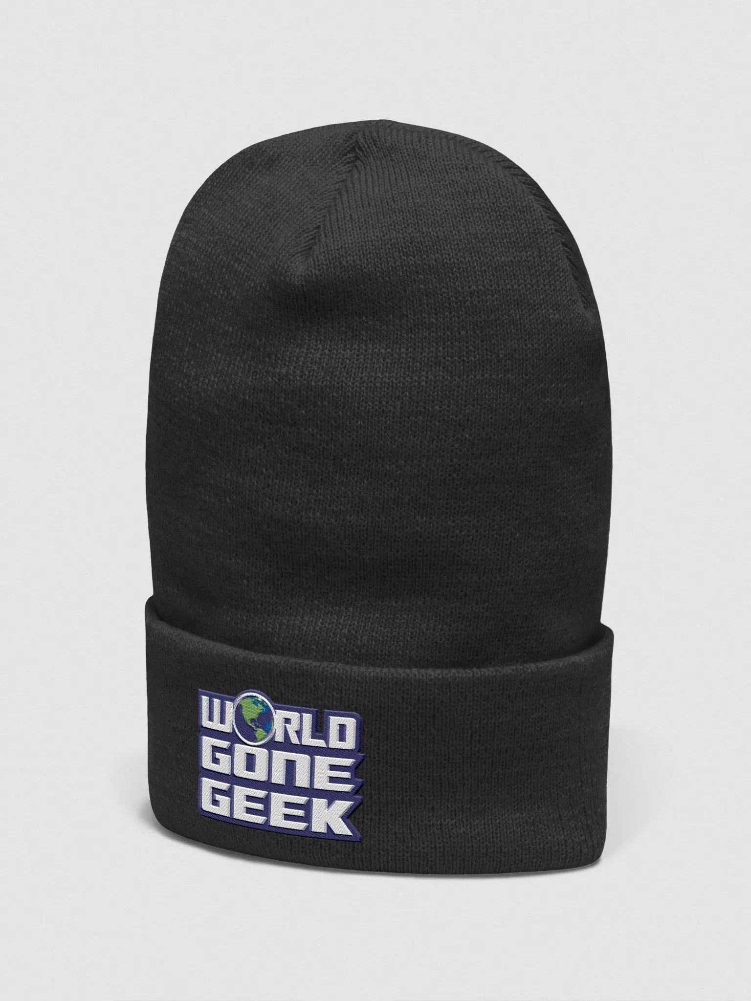 World Gone Geek cuffed beanie product image (2)