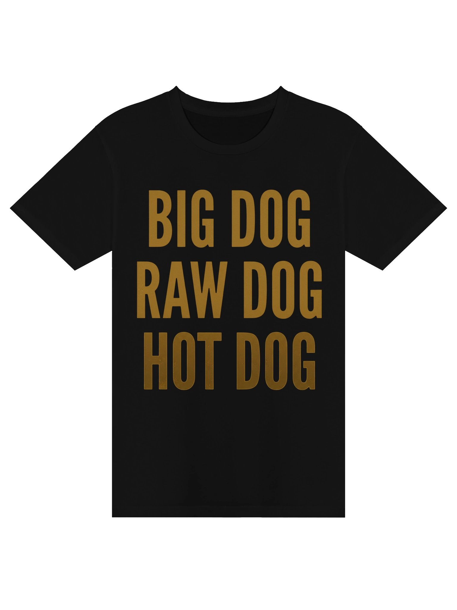 Big Dog Raw Dog Hot Dog T-Shirt | Funny Graphic Tee product image (1)