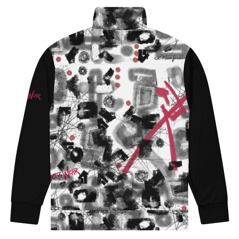 AbstractWear 'Mixy Mess' Unisex Recycled Track Jacket product image (3)
