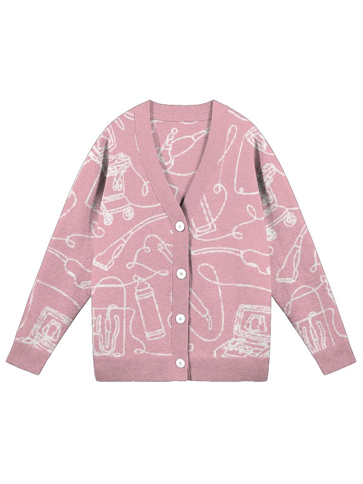 Service Lines (Sonography - Hot Pink Cardigan) product image (5)