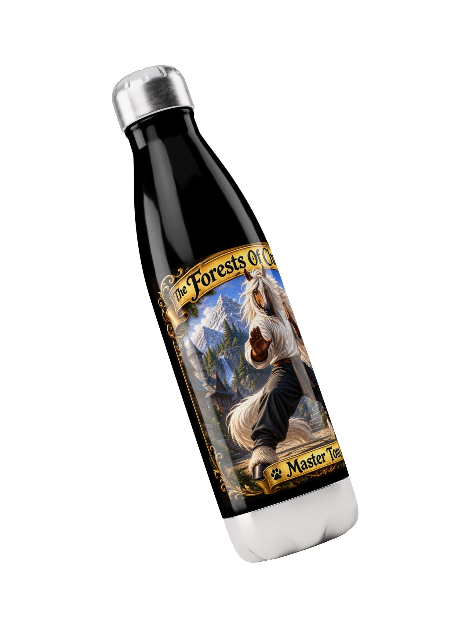 Master Tom Fights Water Bottle. product image (3)