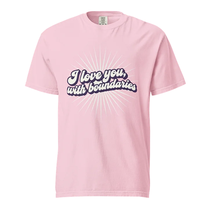 “I love you with boundaries” blossom T-shirt product image (1)