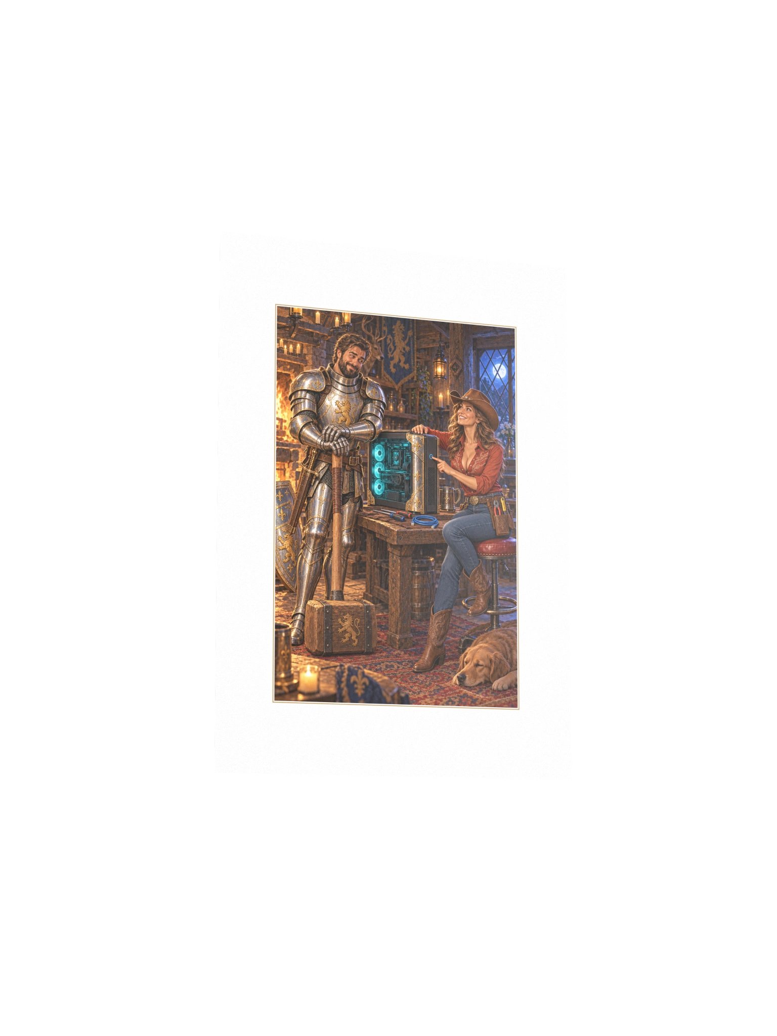 Hard Reset Small Art Print product image (3)