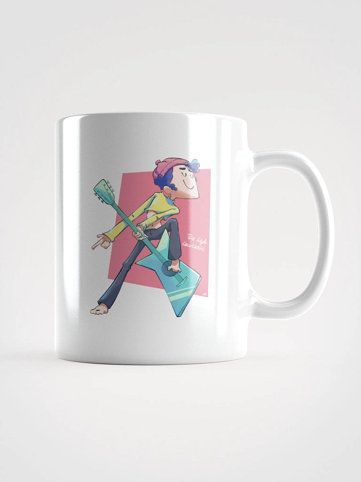 Toe Style Guitarist | White Glossy Mug product image (1)