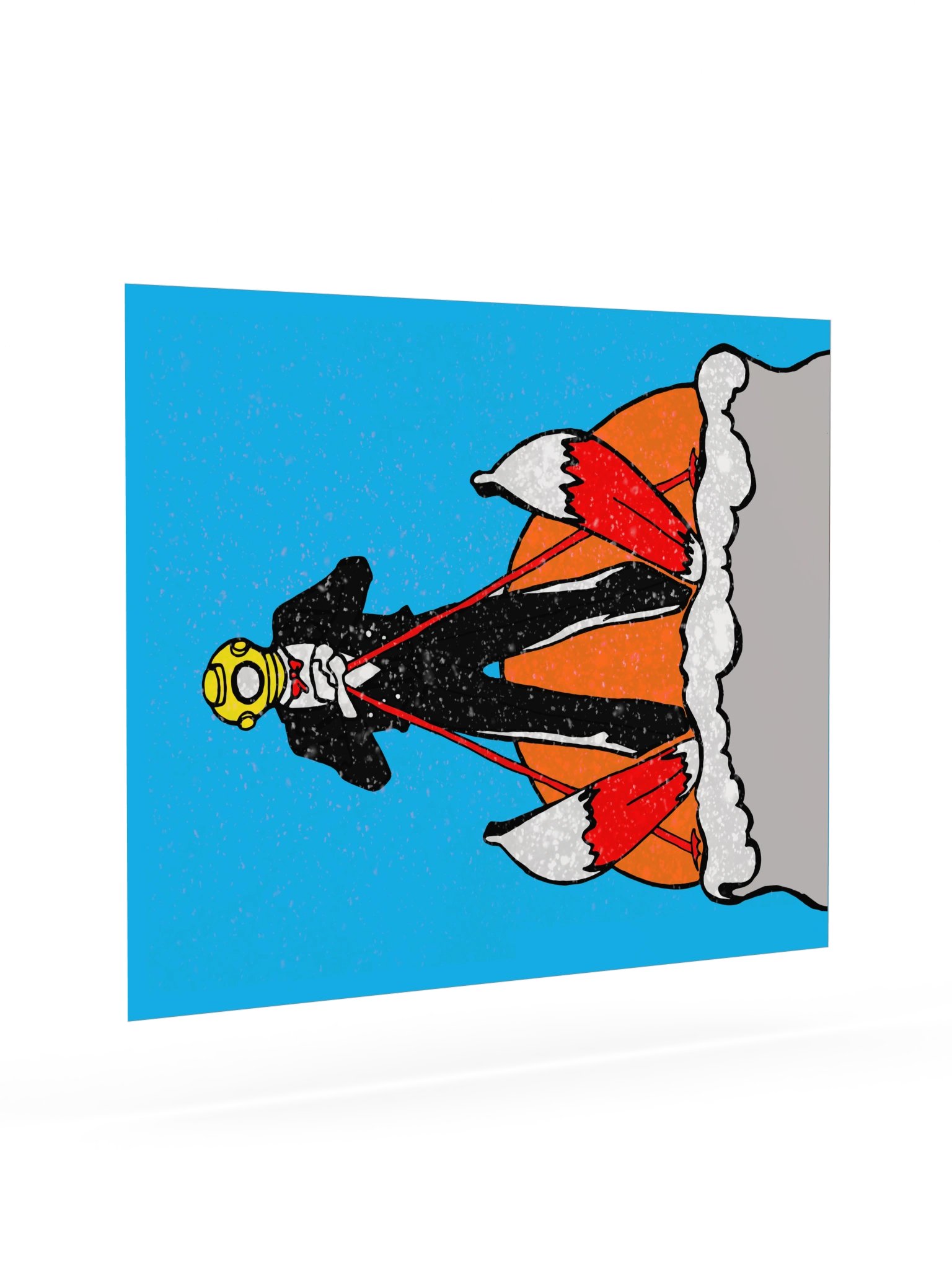 Skiing Diver Poster product image (7)