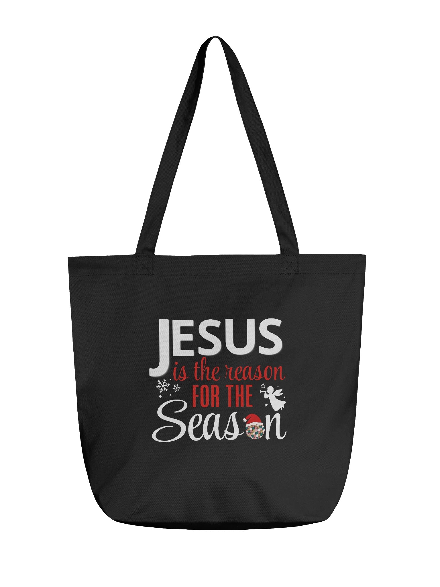 Jesus Is the Reason for the Season | Christian Christmas Tote Bag | Faith Holiday Gift product image (2)