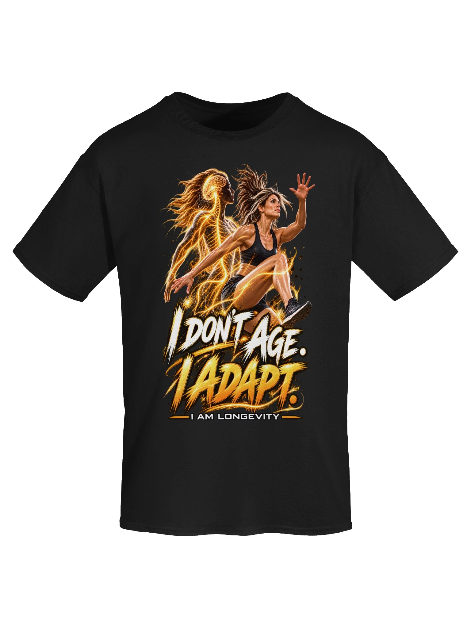 I Don’t Age. I Adapt. Longevity Tee product image (5)