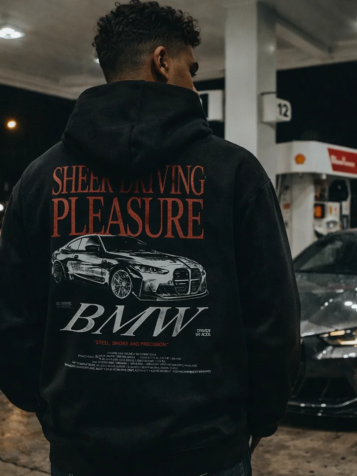 Sheer Driving Pleasure Hoodie - BLACK product image (1)