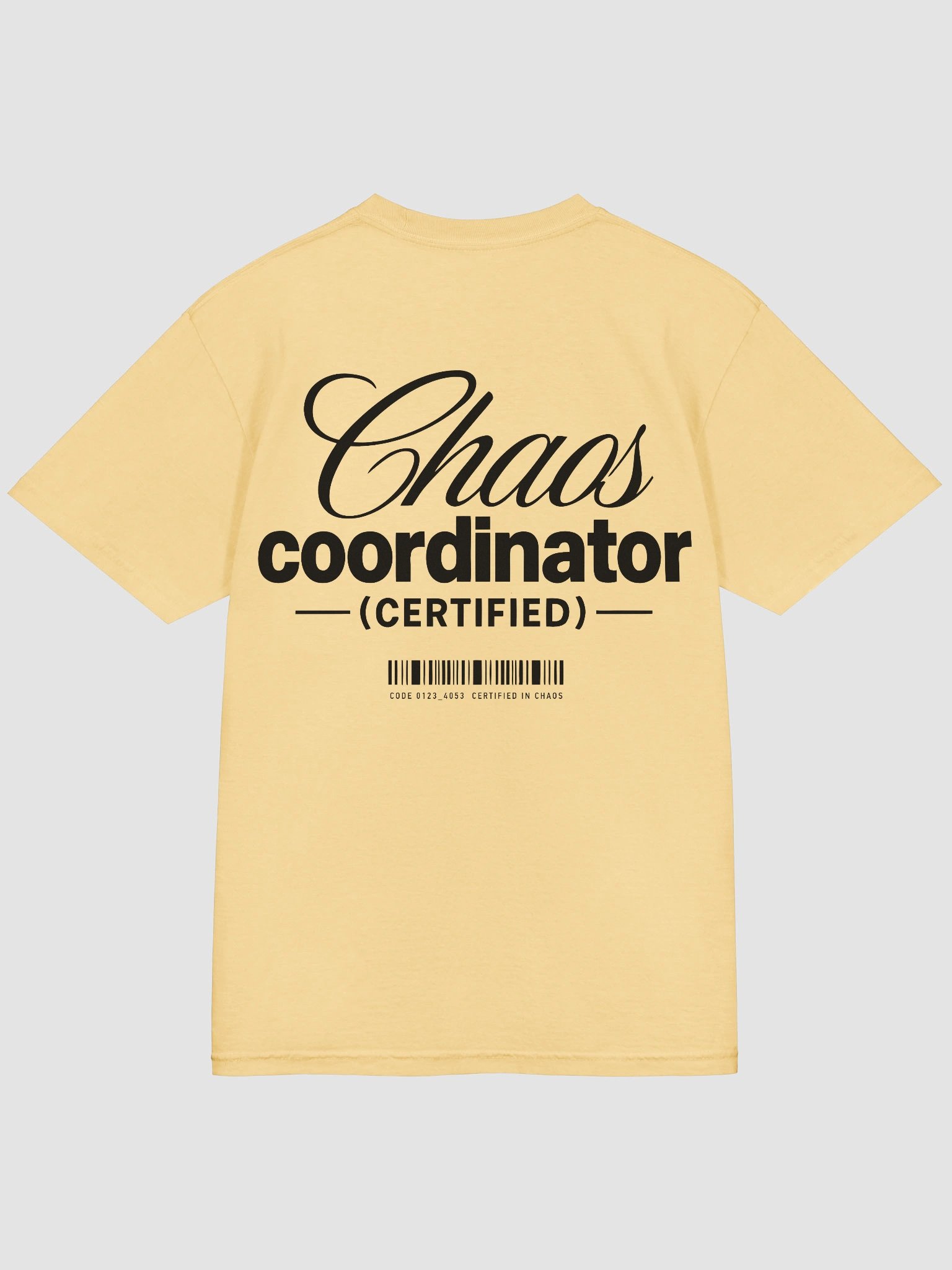 Team T-Shirt - Chaos (Yellow) product image (4)
