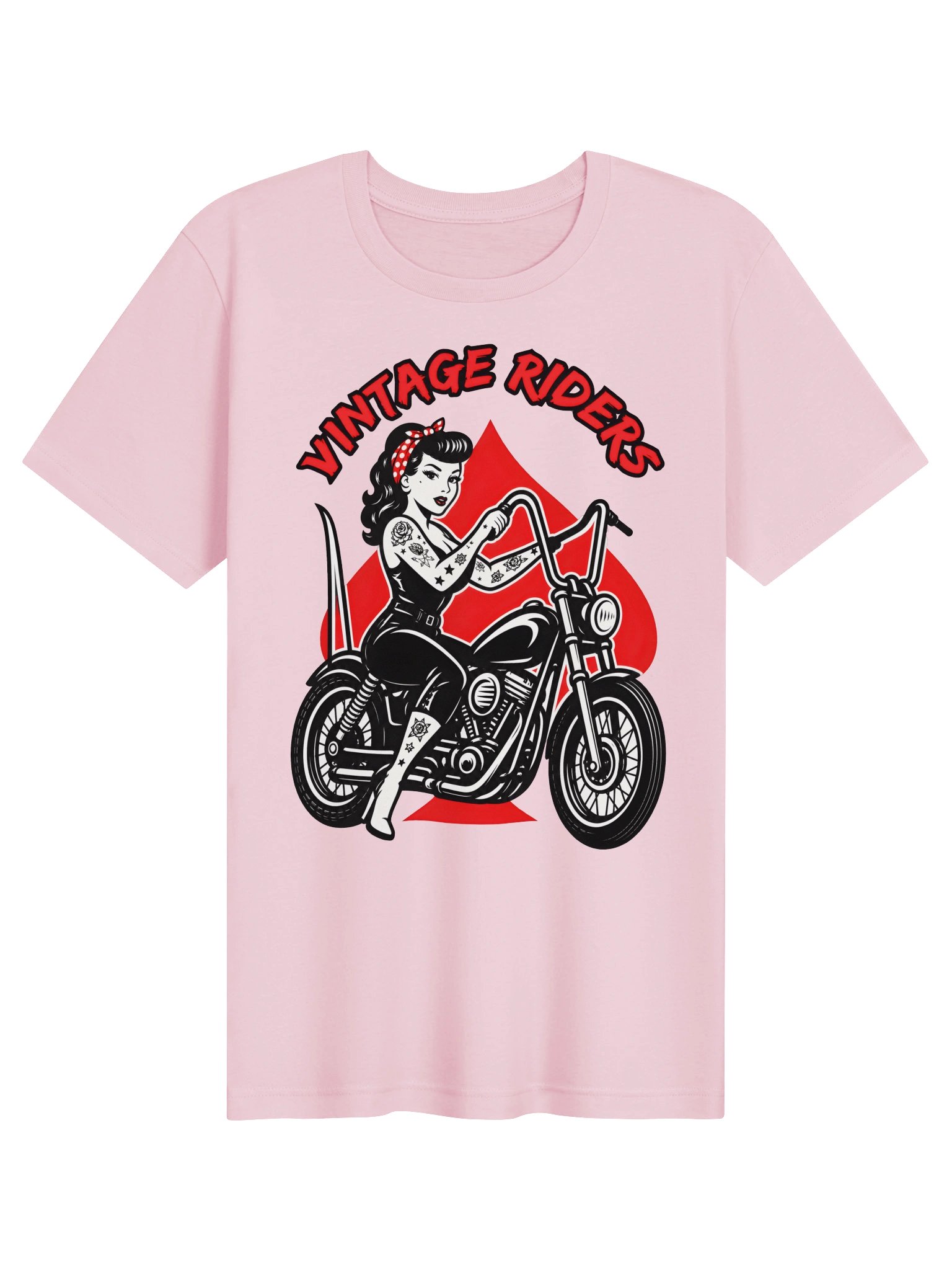 Vintage Pinup + Vintage Riders 13 — Bella+Canvas Women’s Supersoft Tee product image (2)