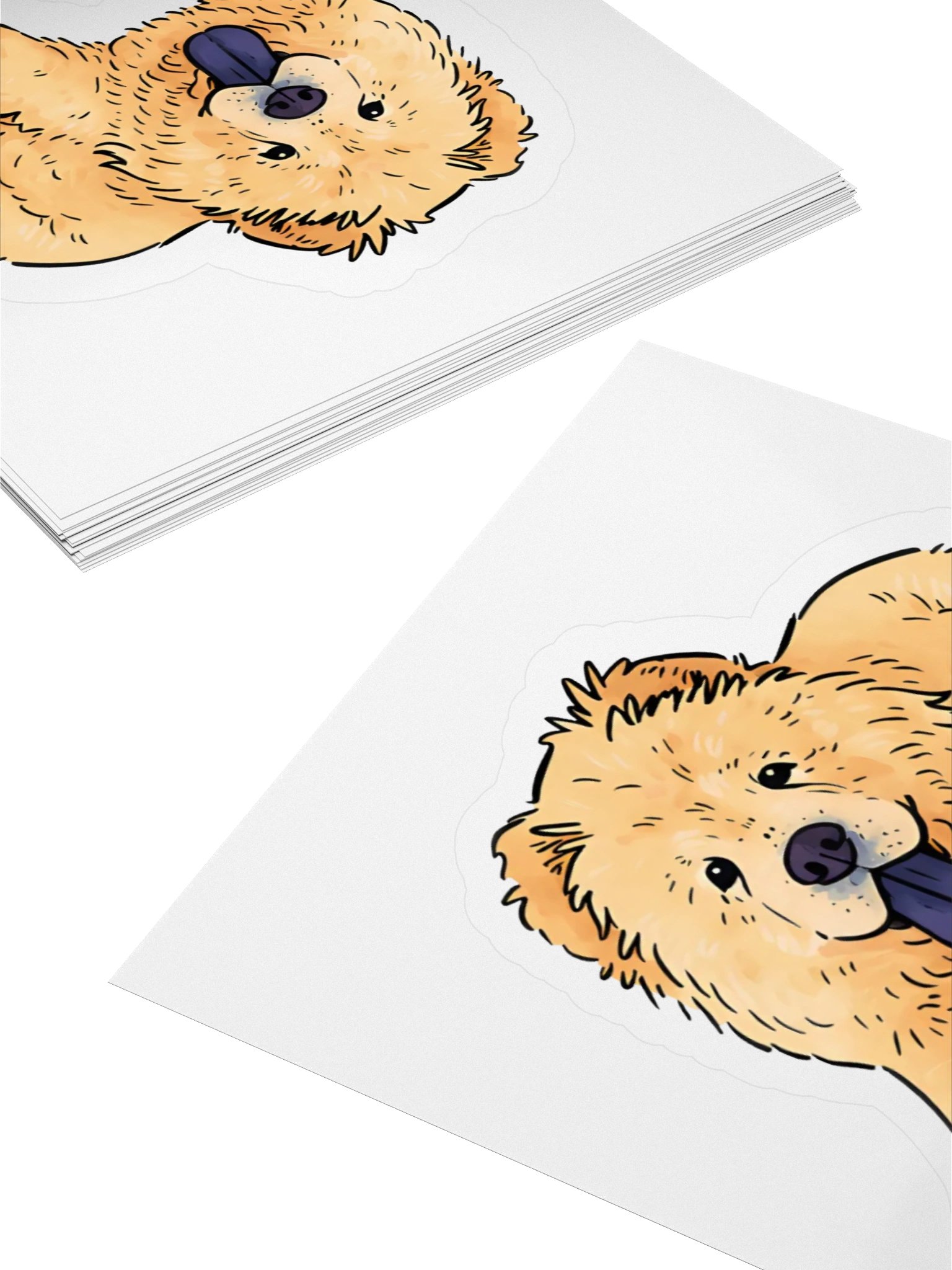 Fluffy Pie Tongue Out Sticker product image (11)