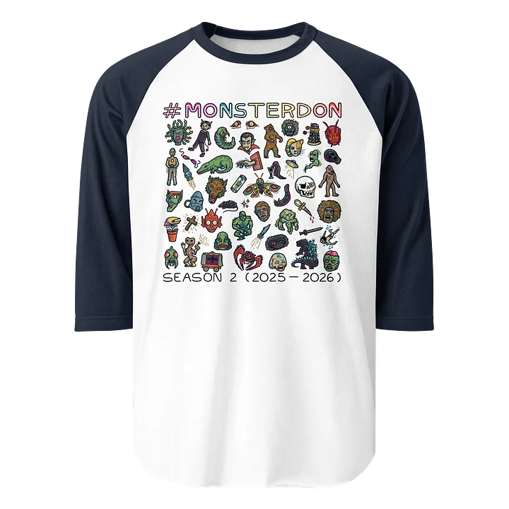 Monsterdon Raglan Long-Sleeve T-Shirt (Light) product image (16)