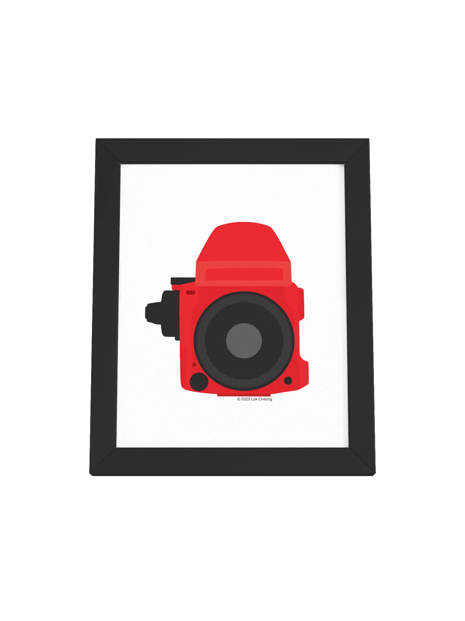 M 645 Red - Framed Poster product image (9)
