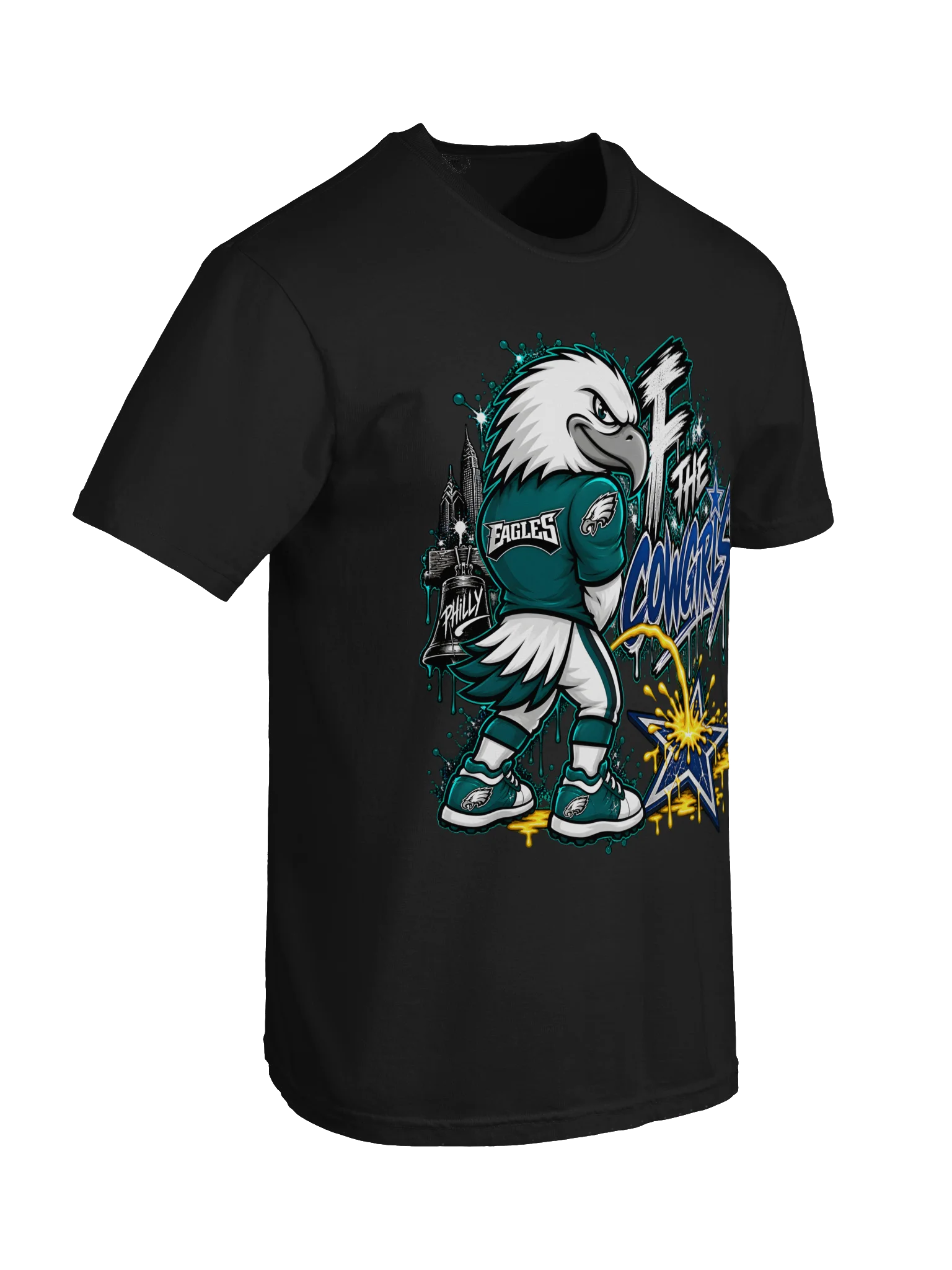 Philly Eagles vs The Cowgirls Graphic Tee product image (30)
