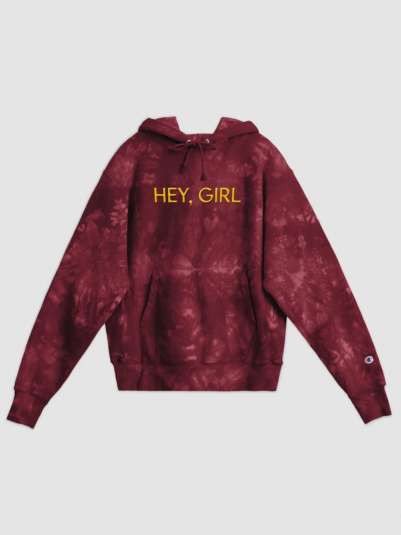 Hey, Girl Tie Dye Hoodie product image (1)