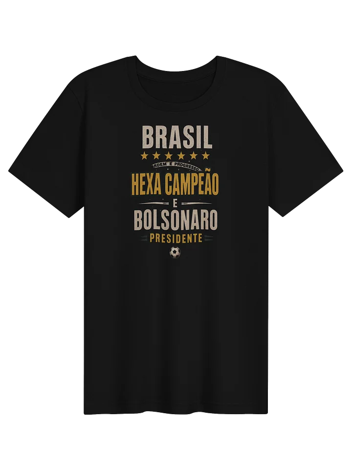 Brasil Hexacampeão & Bolsonaro Presidente Tee product image (1)
