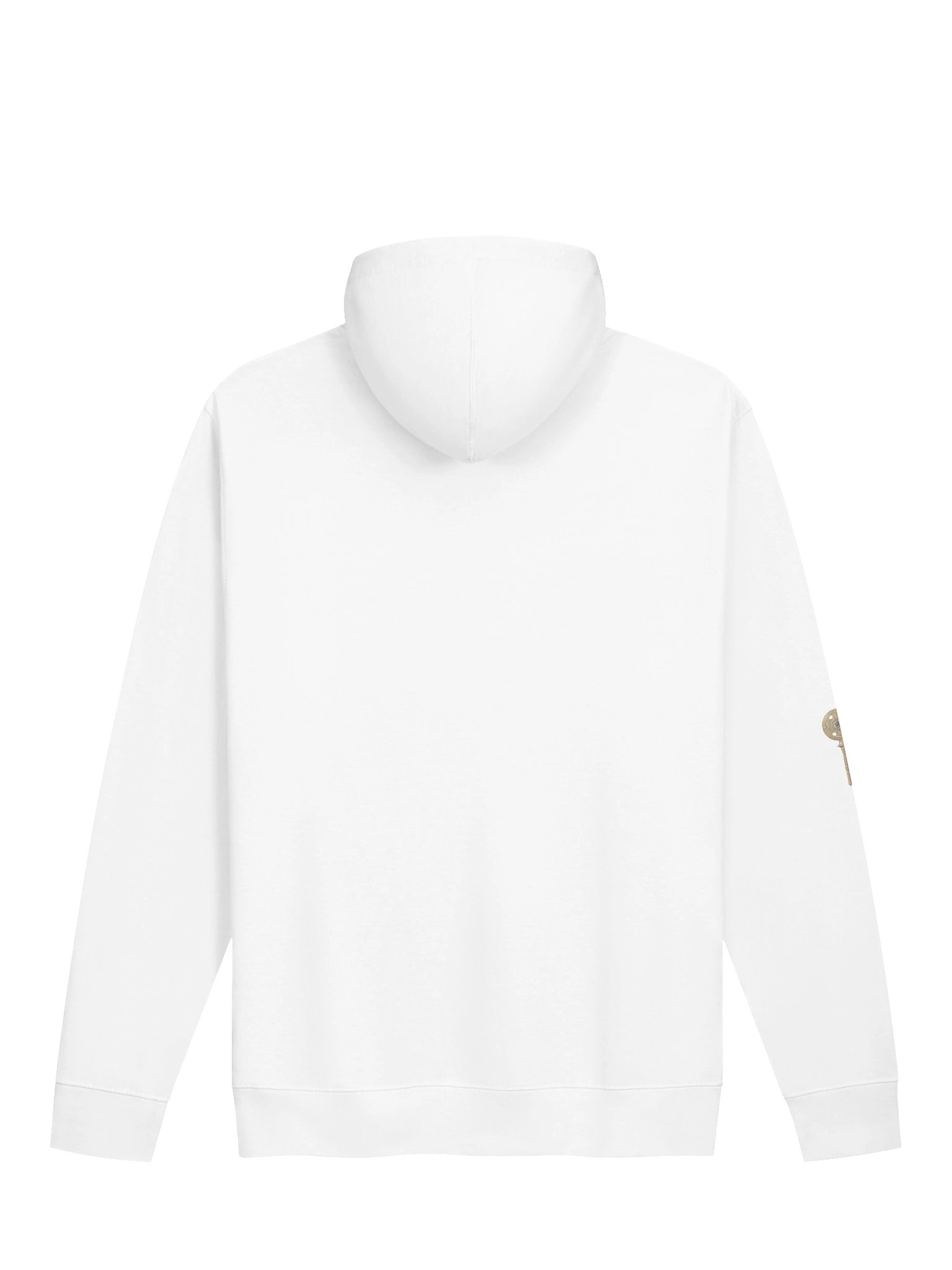 The Gatekeeper’s Key – White Direction Edition (Front + Right Sleeve Print) | Unisex Midweight Hoodie product image (2)